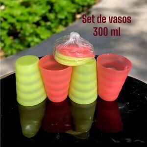 Colorful 300ml Cup Set tupperware